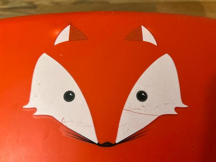 Rood Keukenkrukje Vos, Kinderen en Baby's, Kinderkamer | Overige Meubels, Gebruikt, Stoel, Ophalen