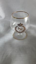 NAPOLEON glas 10 cm hoog, Verzamelen, Glas en Borrelglaasjes, Ophalen of Verzenden, Zo goed als nieuw, Borrel- of Shotglas
