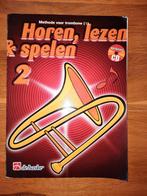 Trombone: Horen, Lezen & Spelen Methode - Bassleutel 2 + cd, Muziek en Instrumenten, Bladmuziek, Gebruikt, Overige genres, Les of Cursus