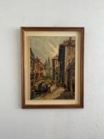 Olieverf op doek gesigneerd en gedateerd 1920, Ophalen of Verzenden
