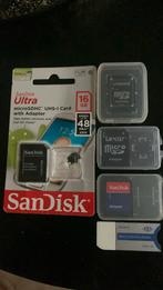 adapters van SanDisk, Lexar, Kingston en Sony voor micro SD, Audio, Tv en Foto, Fotografie | Geheugenkaarten, Ophalen of Verzenden
