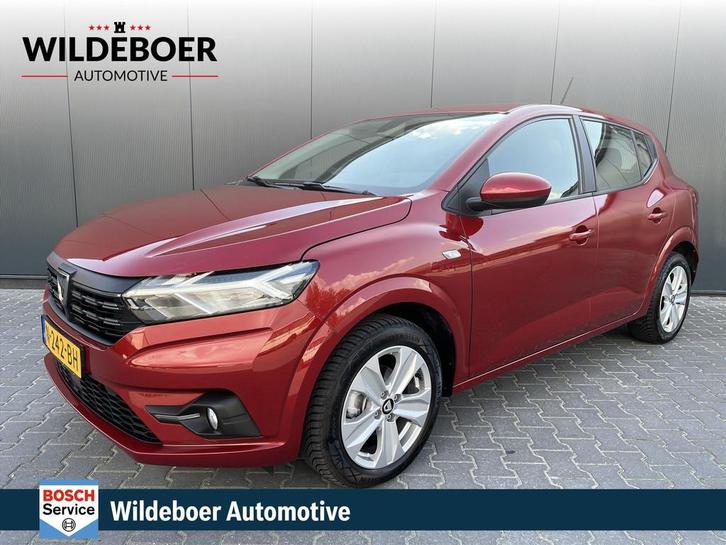 Dacia Sandero 1.0 TCe 90 PK Comfort + AIRCO + CRUISE + LMV +, Auto's, Dacia, Bedrijf, Te koop, Sandero, ABS, Airbags, Airconditioning