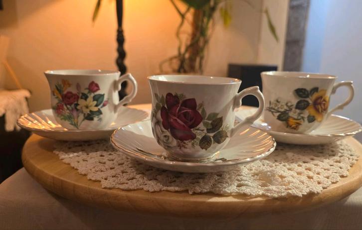 Old Foley James Kent LTD Kopjes en Schoteltjes, Antiek en Kunst, Antiek | Servies compleet, Ophalen of Verzenden