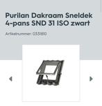 Ubbink 4-pans sneldek, Doe-het-zelf en Verbouw, Glas en Ramen, Ophalen of Verzenden, Nieuw, Minder dan 80 cm, Dakraam