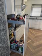 Volledige keuken hoogglans wit, Huis en Inrichting, Keuken | Complete keukens, Ophalen, Gebruikt, Wit, Hoekkeuken