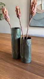 Metalen vaasjes van Loods 5, Overige materialen, Ophalen of Verzenden, Zo goed als nieuw, Minder dan 50 cm