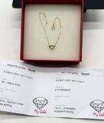 Gouden Doria Hart Armband 9K, Ophalen of Verzenden, Nieuw, Goud, Met bedels of kralen