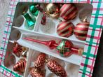 Te koop vintage kerstballen, piek , denneappels , klokbel, Ophalen of Verzenden, Zo goed als nieuw