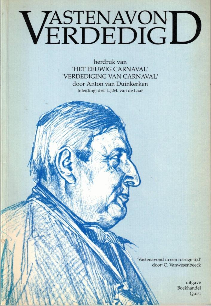 Vastenavond verdedigd - A.van Duinkerken & C.Vanwesenbeek, Boeken, Geschiedenis | Vaderland, Gelezen, 20e eeuw of later, Ophalen of Verzenden