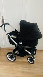 Bugaboo Fox zwart met accessoires en Bugaboo luiertas, Kinderwagen, Bugaboo, Verstelbare duwstang, Ophalen