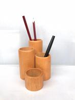 Pennen / potloden houder van hout, Gebruikt, Ophalen of Verzenden