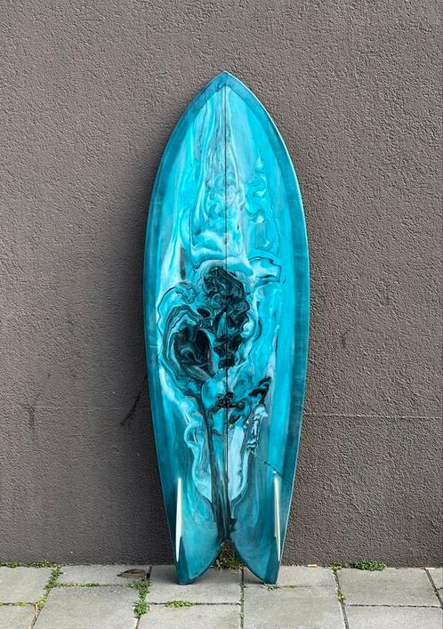 NIEUW | 5'4 Fish | Glass-on fins | Thoolen Surfboards, Watersport en Boten, Golfsurfen, Nieuw, Fish, Ophalen