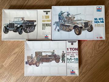 Esci (Italeri) 3x Demag sd. kfz. 10 1/35 beschikbaar voor biedingen