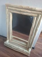 Woody bamboe spiegel, Ophalen, Gebruikt, 100 tot 150 cm, 75 tot 100 cm