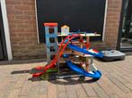 Speelgoed garage - hout, Ophalen, Zo goed als nieuw, Handmatig, Hot Wheels