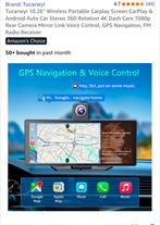 Tucarwyi 10.26" Draadloze Carplay Autoradio, Ophalen of Verzenden, Nieuw