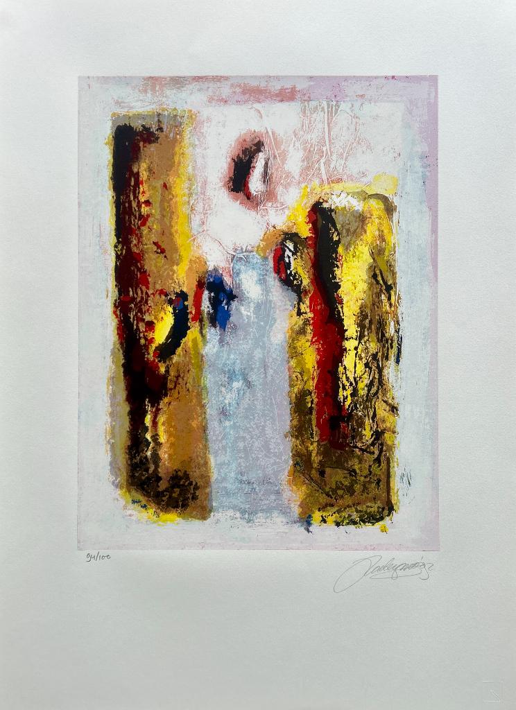 Zeefdruk Jan Radersma - Tulisan, Antiek en Kunst, Verzenden