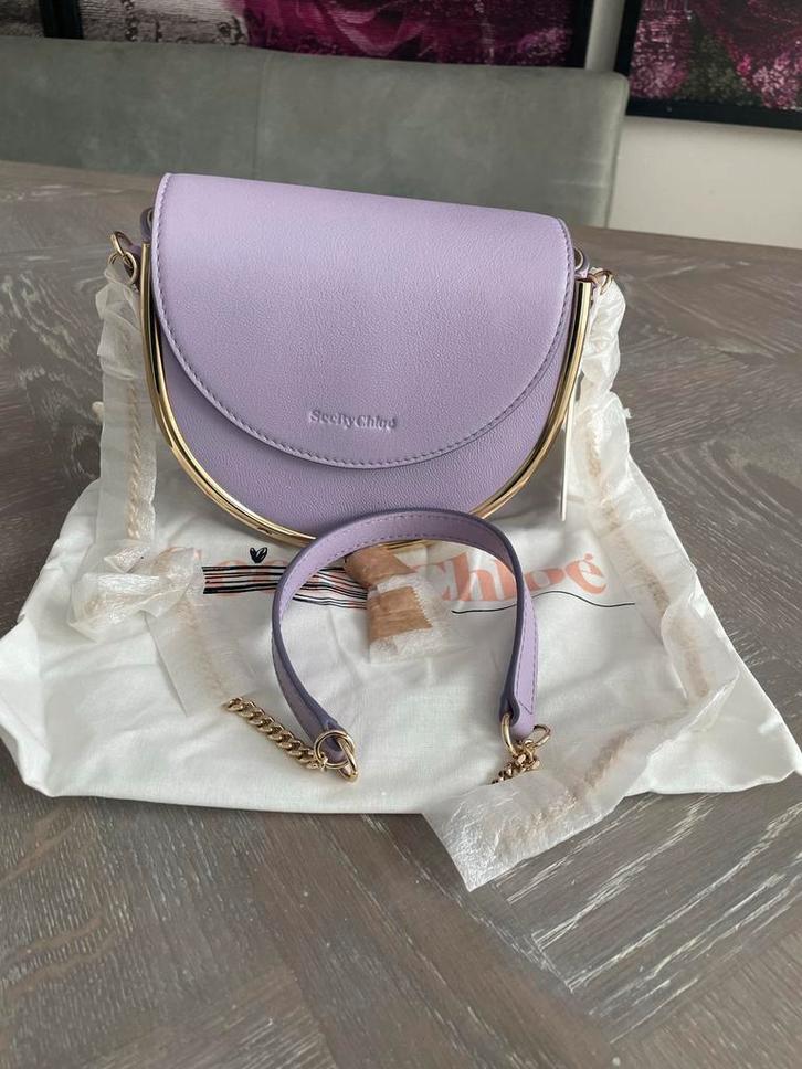 See by Chloé Mara Schoudertasje violet - Nieuw!, Sieraden, Tassen en Uiterlijk, Tassen | Damestassen, Nieuw, Schoudertasje, Paars