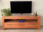 TV Dressoir teak 175 cm ; stevig en kwalitatief, Huis en Inrichting, Kasten | Dressoirs, Ophalen, 150 tot 200 cm, Teakhout, Zo goed als nieuw