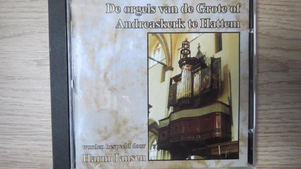 Cd orgel: De orgels van de Andreaskerk te Hattem Harm Jansen, Ophalen of Verzenden, Classicisme, Zo goed als nieuw, Kamermuziek