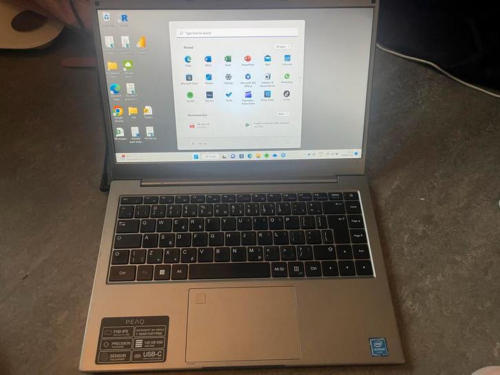 PEAQ PNB C140V - 14.0 inch - Intel Celeron - 4 GB - 128 GB, Computers en Software, Windows Laptops, Zo goed als nieuw, 14 inch
