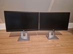 2x HP EliteDisplay E232 waarvan 1 defect, Computers en Software, Monitoren, Ophalen, VGA, Gebruikt, Full HD