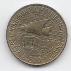 Italië 200 lire 1992 "World philatelic exhib. "  KM# 151 (1), Postzegels en Munten, Munten | Europa | Niet-Euromunten, Verzenden