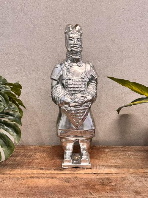 Qin terracotta krijger soldaat China chroom, Verzamelen, Beelden en Beeldjes, Verzenden
