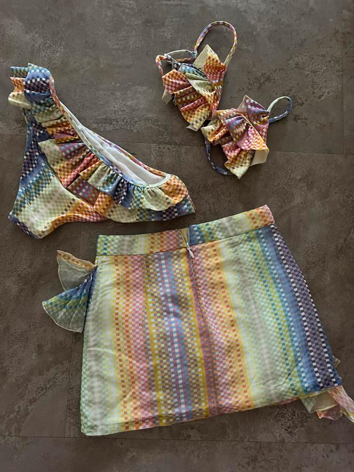 MISSONI bikini 140 rok 128 origineel zgan, Kinderen en Baby's, Kinderkleding | Kinder-zwemkleding, Zo goed als nieuw, Bikiniset
