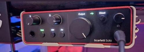 Focusrite Scarlett Solo 4th gen (audio interface), Computers en Software, Geluidskaarten, Zo goed als nieuw, Ophalen of Verzenden