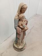 Antiek Maria beeld met kind, Antiek en Kunst, Antiek | Religie, Ophalen