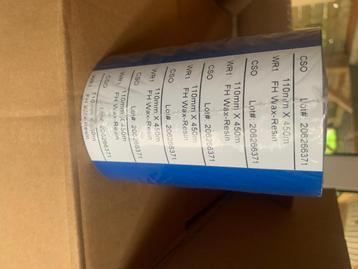 Thermal transfer folie 84mm x 450 meter wax /resin cso beschikbaar voor biedingen