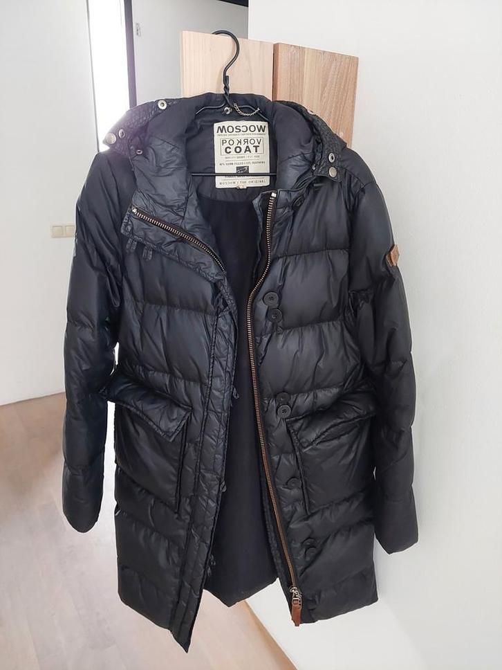 Moscow dons jas, zwart, maat L, Kleding | Dames, Jassen | Winter, Gedragen, Zwart, Ophalen of Verzenden