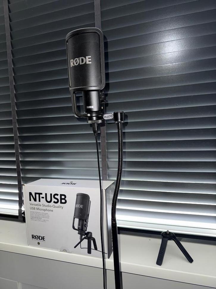 Rode NT-USB microfoon, Muziek en Instrumenten, Microfoons, Zo goed als nieuw, Studiomicrofoon, Ophalen
