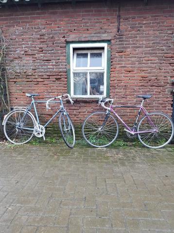 Vintage racefietsen aangeboden Gazelle en Batavia