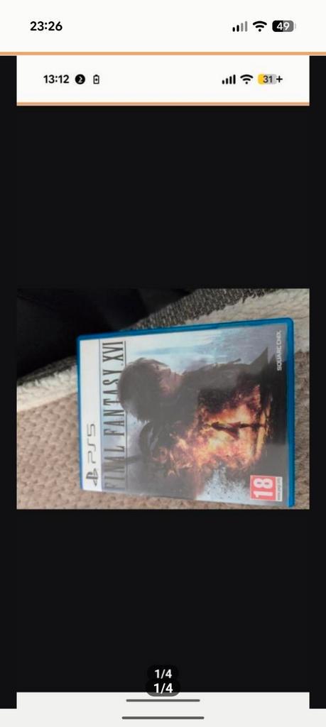 Final Fantasy XVI (PS5) - 20eu Incl verzenden, Spelcomputers en Games, Games | Sony PlayStation 5, Zo goed als nieuw, Ophalen of Verzenden