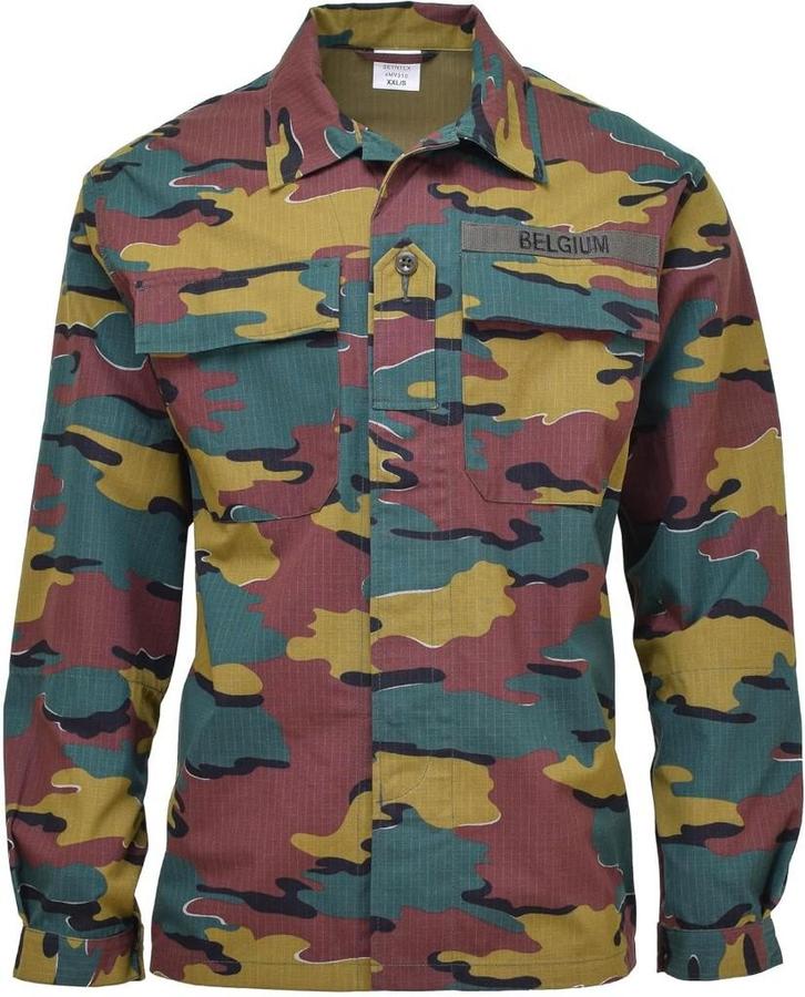 Belgisch leger camo gevechtsoverhemd (nieuw in verpakking!!), Verzamelen, Militaria | Algemeen, Landmacht, Kleding of Schoenen