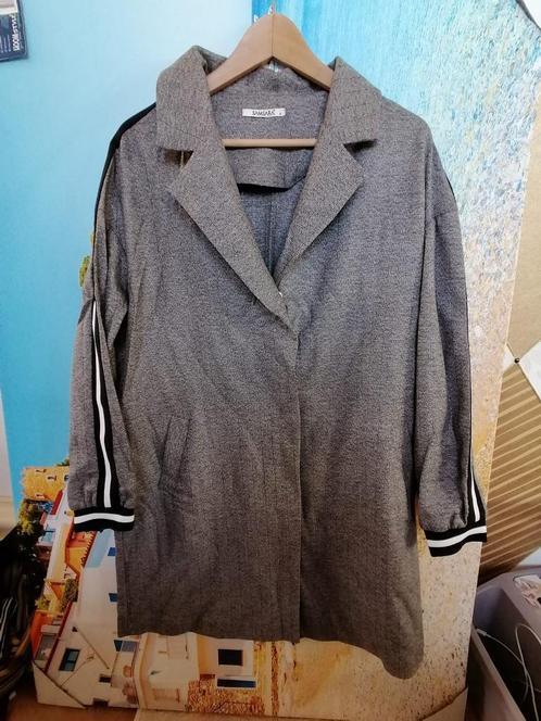 Samsara blazer, L (EU), grijs met sportieve strepen, zgan, Kleding | Dames, Jasjes, Kostuums en Pakken, Zo goed als nieuw, Jasje