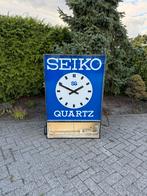 Vintage Grote Seiko lichtbak met elektrische klok, Ophalen, Gebruikt, Lichtbak of (neon) lamp, /