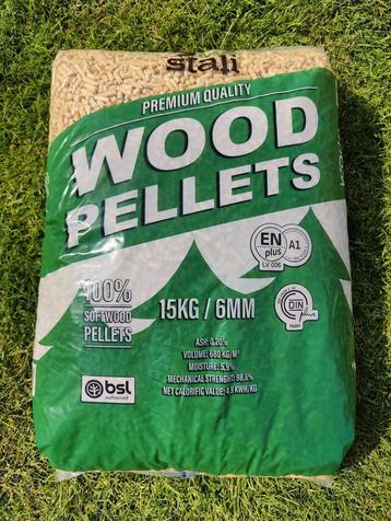 Pellets Wood Houtpellets Stali 15kg per zak of per Pallet  beschikbaar voor biedingen