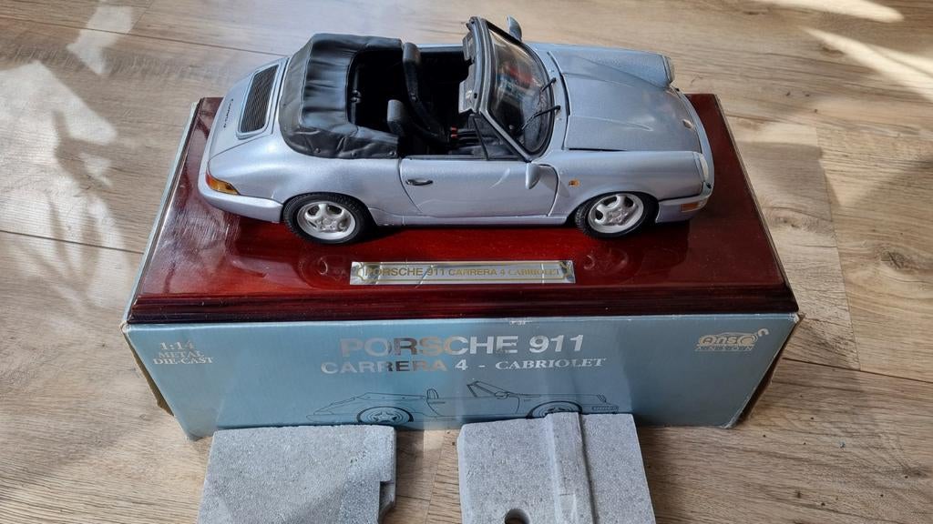 Anson Porsche 911 (964) Carrera 4 Cabriolet 1:14, Ophalen of Verzenden, Zo goed als nieuw, Auto
