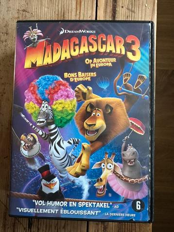 Madagaskar 3 delen - DVD beschikbaar voor biedingen