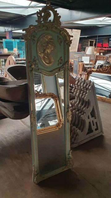 FRANSE BROCANTE BAROK SPIEGEL 50X175 CM beschikbaar voor biedingen