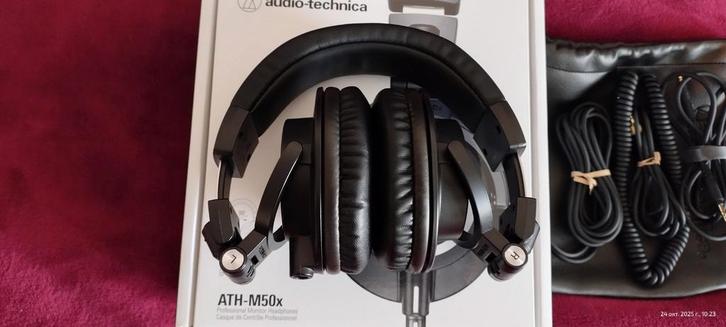 Audio Technica ATH-M50x, Audio, Tv en Foto, Koptelefoons, Zo goed als nieuw, Overige merken, Ophalen of Verzenden