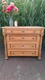 Ladekast grenen kast dressoir meidenkast, Antiek en Kunst, Ophalen