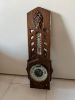 Antieke Eikenhouten Barometer, Ophalen of Verzenden