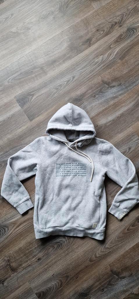 Gedragen hoodie van scotch & soda maat S, Kleding | Heren, Truien en Vesten, Gedragen, Maat 46 (S) of kleiner, Grijs, Ophalen