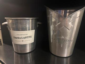 Champagnekoelers - Charles Lafitte & Moët & Chandon beschikbaar voor biedingen