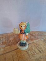 Hummel Kerstkandelaar Meisje met Kerstboom, Ophalen of Verzenden, Keramiek of Aardewerk