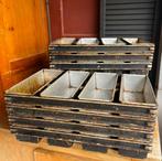 Bakblik brood metaal origineel gebruikt ovenblik bakvorm, Antiek en Kunst, Ophalen of Verzenden